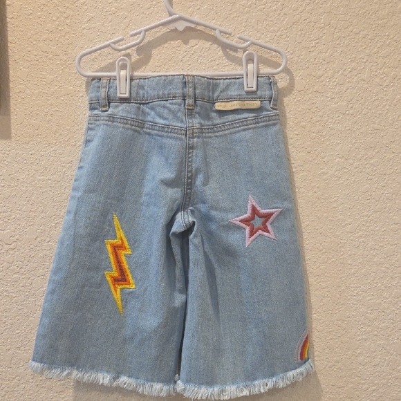 Stella McCartney Light Blue Kids Denim Shorts - Picture 6 of 12